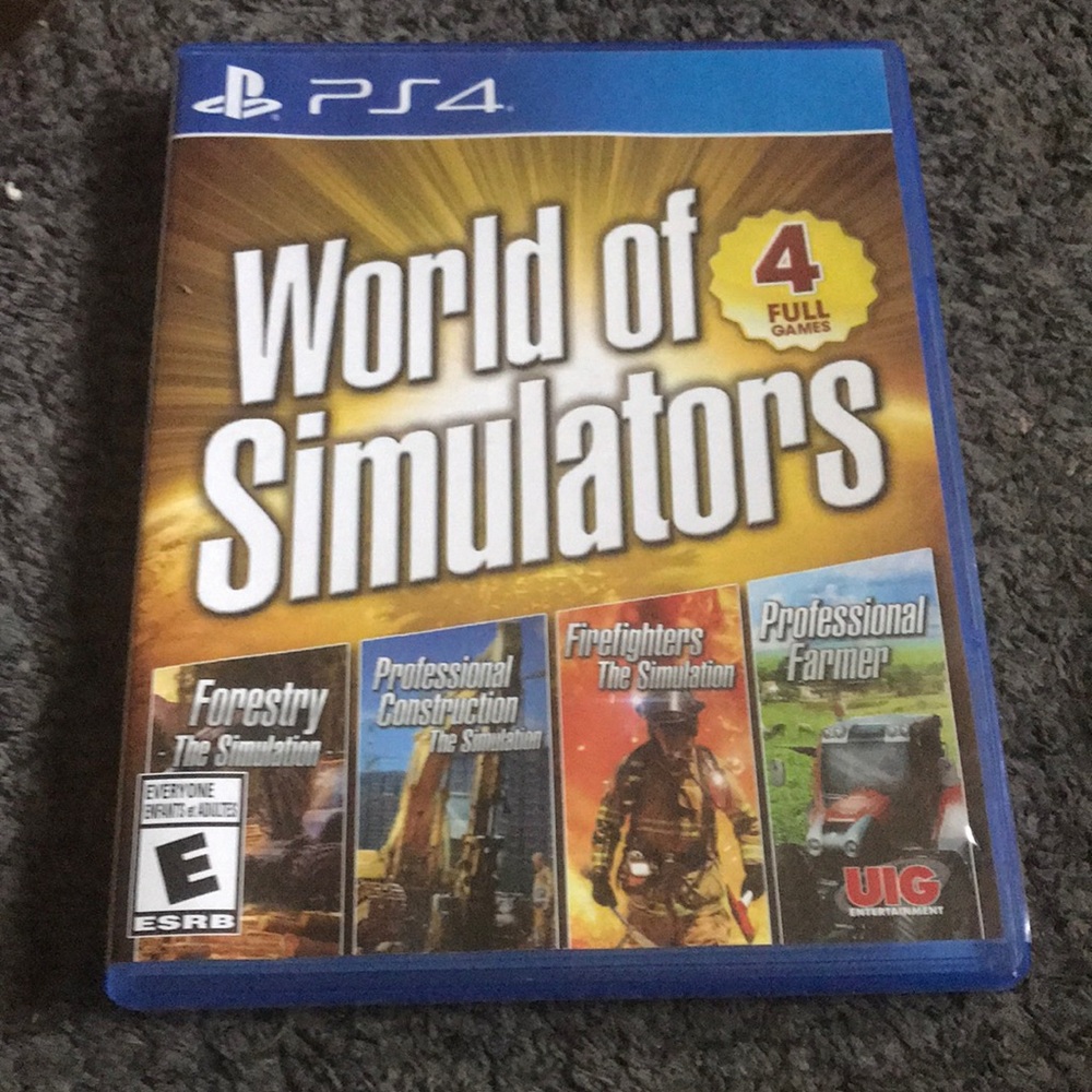World of simulators Play station 4 game brand new